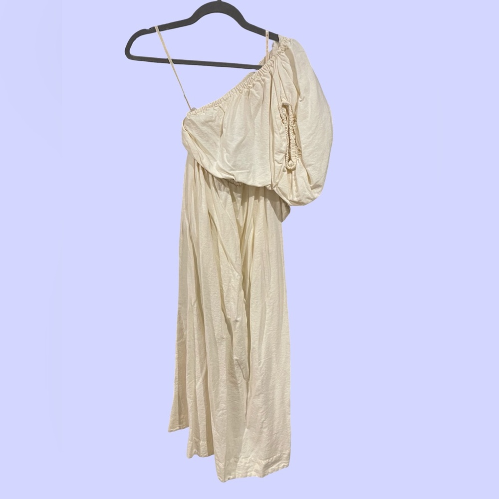 FARM Rio One-Shoulder Cream Dress -S